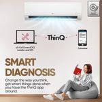 Load image into Gallery viewer, LG 3 Star (2.0 Ton) Split AC with AI Convertible 6-in-1 Cooling.