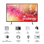 Load image into Gallery viewer, Samsung 55" Ultra HD 4K LED Smart TV (Model: UA55DU7660KLXL)
