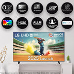 Load image into Gallery viewer, LG 139 cm (55 inches) UR75 Series 4K Ultra HD Smart LED TV.