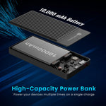 Load image into Gallery viewer, Portronics Luxcell B12 10000mAh Power Bank.