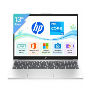 HP 15, 13th Gen Intel Core i3-1315U Laptop (8GB DDR4, 512GB SSD)
