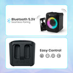 Load image into Gallery viewer, Portronics Apollo One - 20W Bluetooth Speaker with Wireless Karaoke Mic.