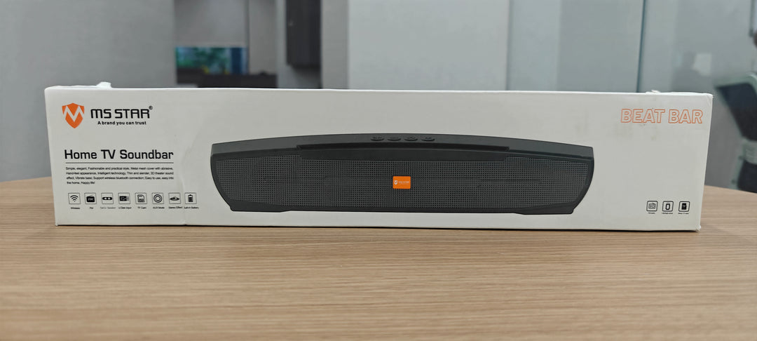 MS STAR  Beat bar Home Tv  Soundbar 10w