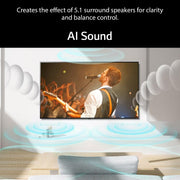 LG 139 cm (55 inches) UR75 Series 4K Ultra HD Smart LED TV.