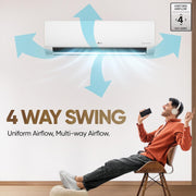 LG 3 Star (2.0 Ton) Split AC with AI Convertible 6-in-1 Cooling.