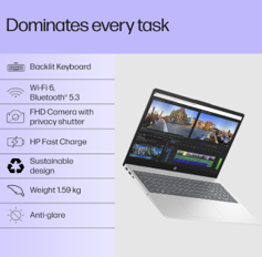 HP Laptop 15FD0751TU (2025, i3 12th Gen)