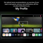 LG 139 cm (55 inches) UR75 Series 4K Ultra HD Smart LED TV.