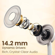 Portronics Conch Sigma Type-C Earphones with Magnetic Earbuds.