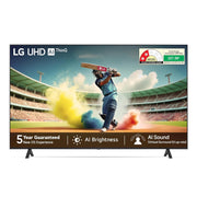 LG 139 cm (55 inches) UR75 Series 4K Ultra HD Smart LED TV.