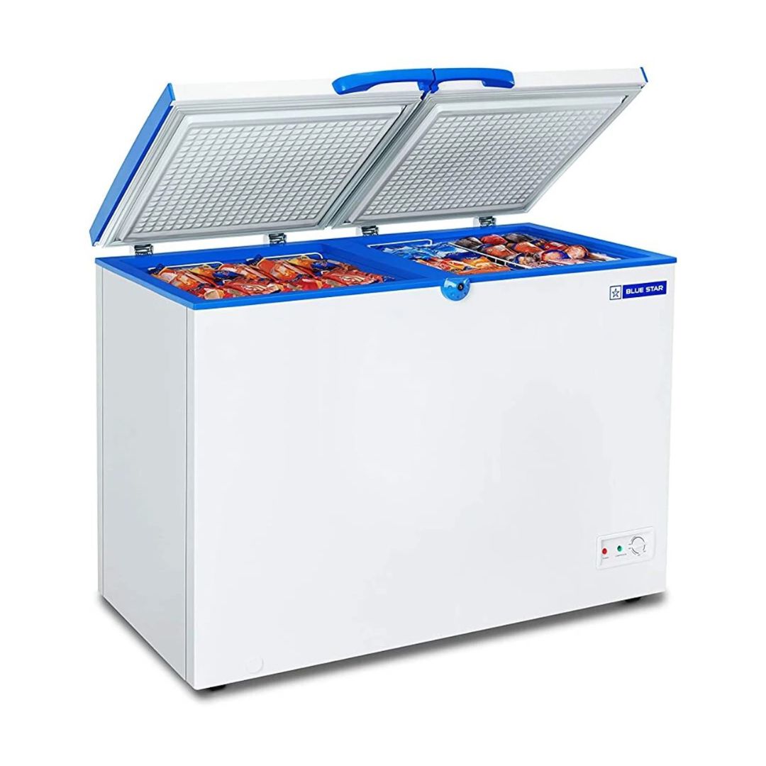 Blue Star 310 litres Double Door Deep Freezer