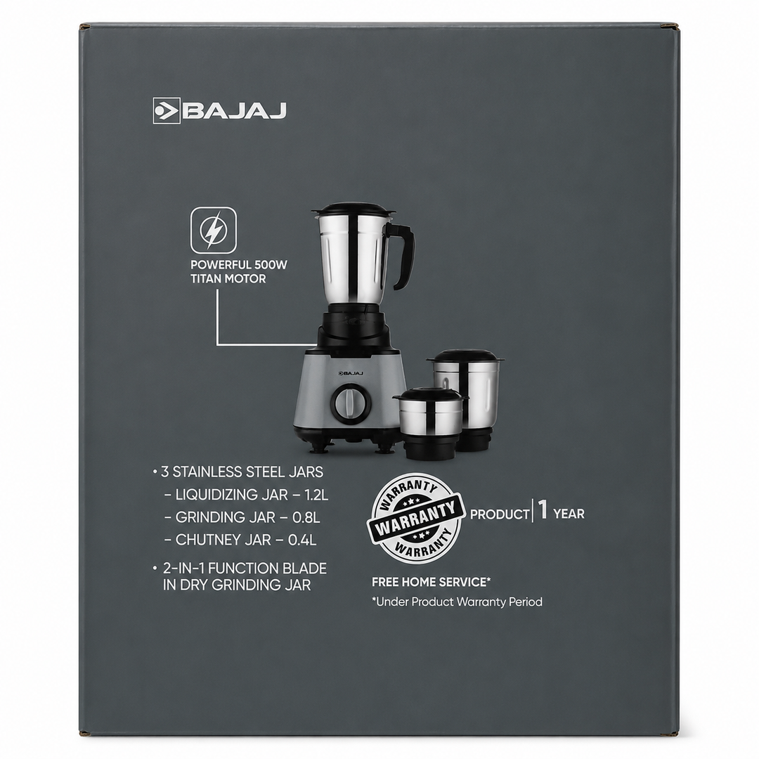 Bajaj GX 20 500W Mixer Grinder