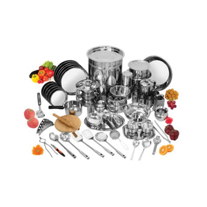 Stainless Steel Dinner Set- 101 Pieces