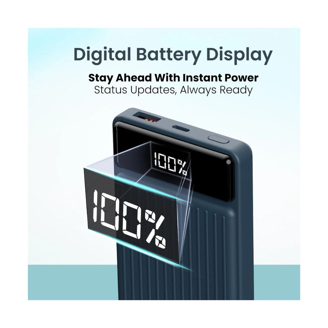 Portronics Luxcell B 10K 10000mAh 22.5W Fast Charging Power Bank