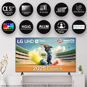 LG 139 cm (55 inches) UR75 Series 4K Ultra HD Smart LED TV.