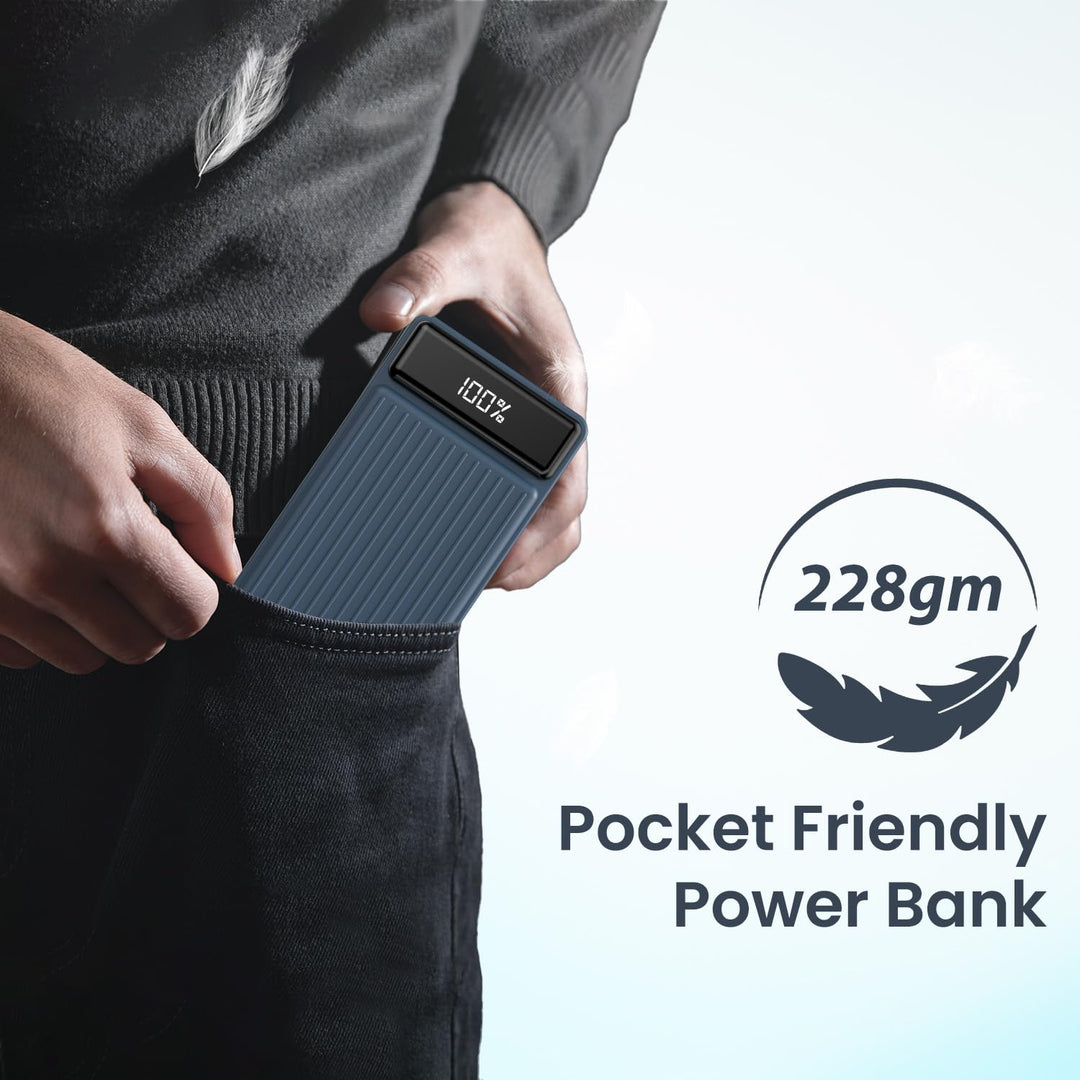 Portronics Luxcell B 10K 10000mAh 22.5W Fast Charging Power Bank