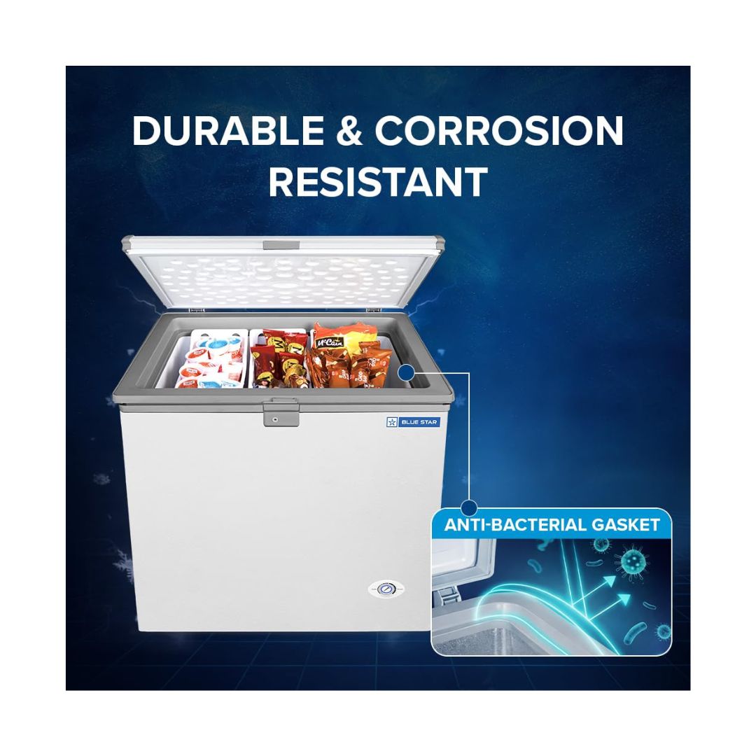 Blue Star Single Door Deep Freezer – 230 Litres