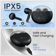 Portronics Harmonics Twins S20 Smart TWS Bluetooth Earbuds.