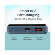 Portronics Luxcell B 10K 10000mAh 22.5W Fast Charging Power Bank