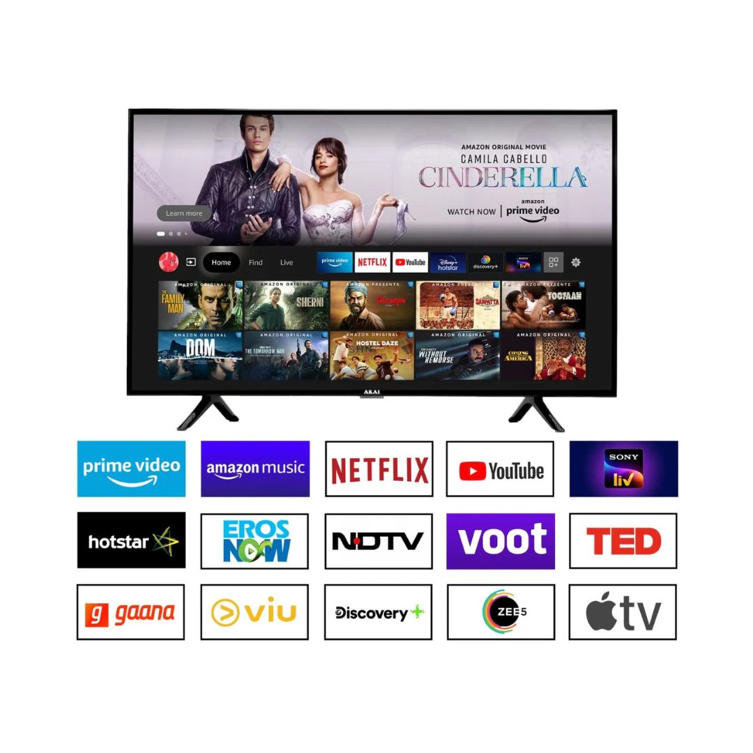 Akai 108 cm (43 Inch) Full HD Smart LED Cloud TV