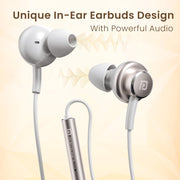 Portronics Conch Sigma Type-C Earphones with Magnetic Earbuds.
