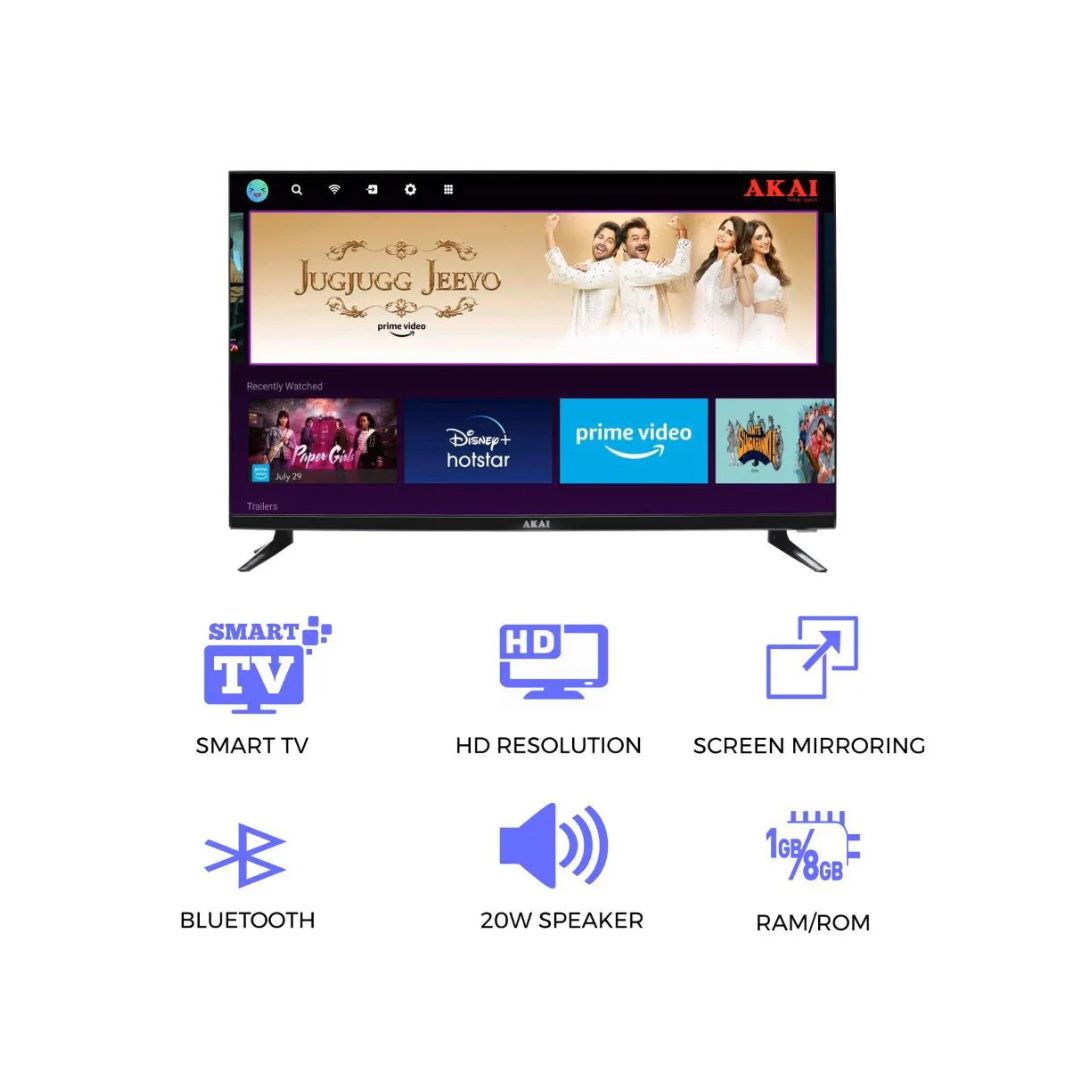 Akai 80 cm (32 Inch) HD Ready Smart LED TV