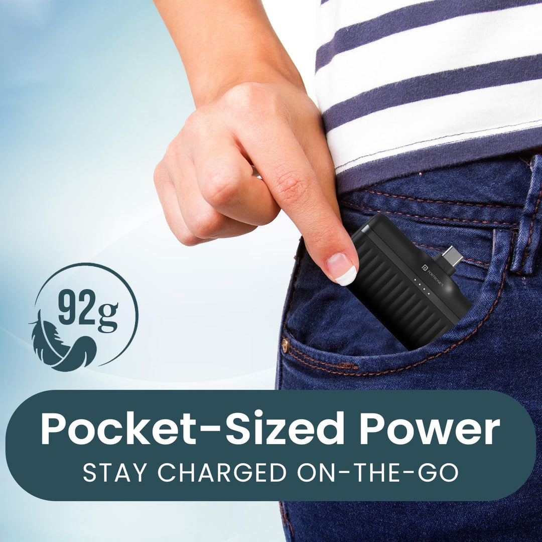 Portronics Power Pebble 5000mAh Power Bank