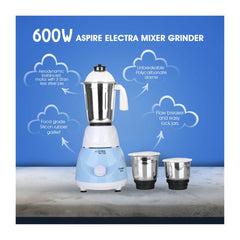 Aspire’s Electra Mixer Grinder with Spatula - 600W