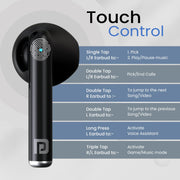 Portronics Harmonics Twins S20 Smart TWS Bluetooth Earbuds.