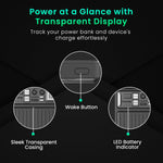 Load image into Gallery viewer, Portronics Luxcell Wireless Mini 10K - 10000mAh 22.5W Fast Charging Power Bank.
