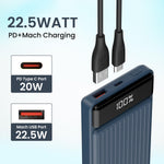 Load image into Gallery viewer, Portronics Luxcell B 10K 10000mAh 22.5W Fast Charging Power Bank
