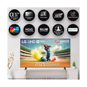 LG 139 cm (55 inches) UR75 Series 4K Ultra HD Smart LED TV