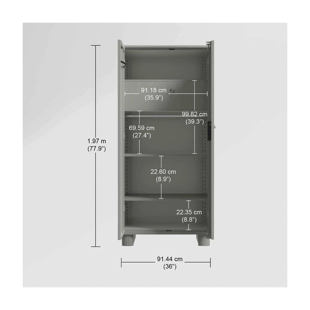 GODREJ INTERIO Almirah M2 2-Door Steel Almirah