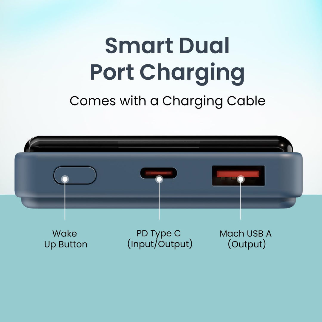 Portronics Luxcell B 10K 10000mAh 22.5W Fast Charging Power Bank