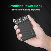 Portronics Luxcell Wireless Mini 10K - 10000mAh 22.5W Fast Charging Power Bank.