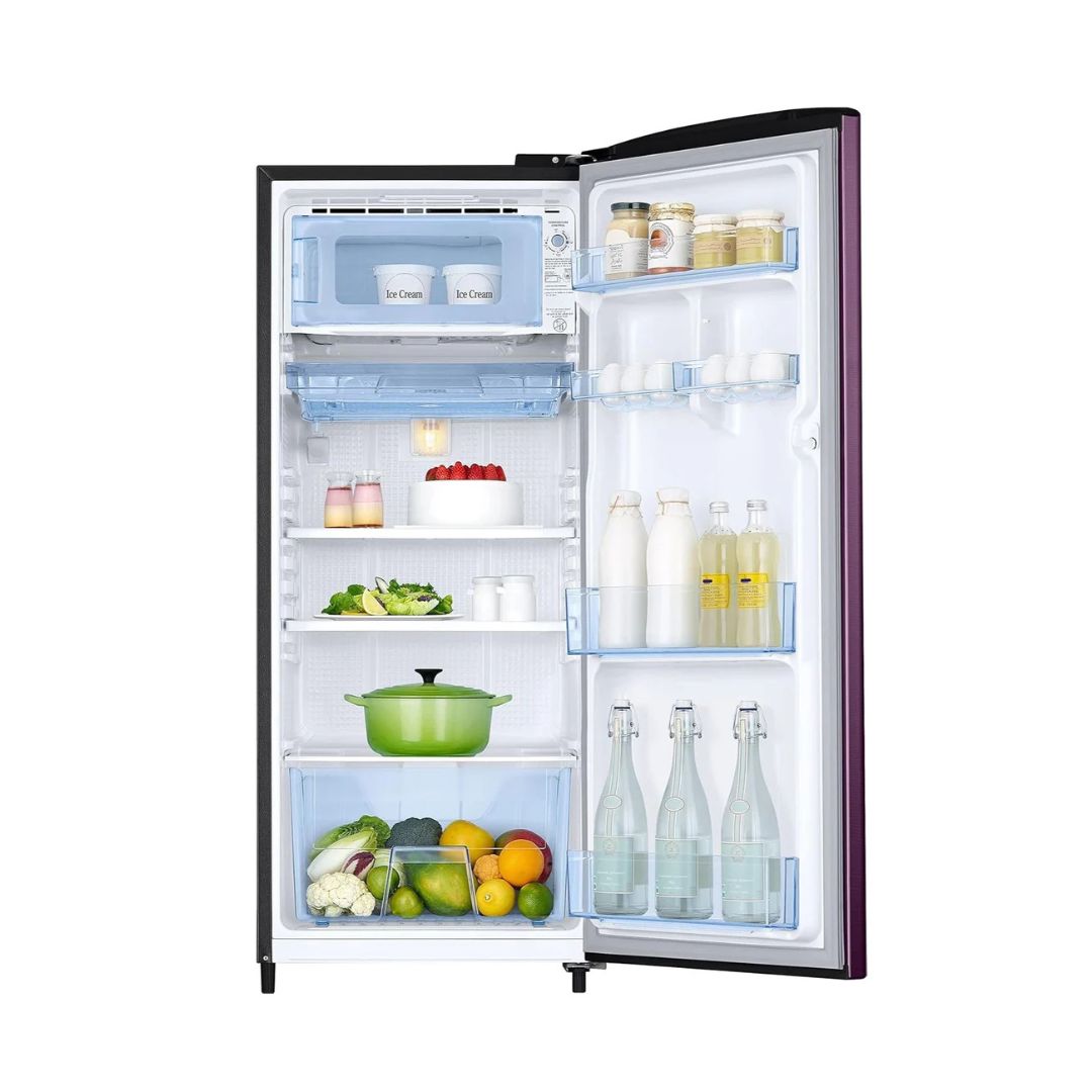 Samsung Ref 183 Ltr - 3 Star Floral Single Door-RR20H2723RZ/NL