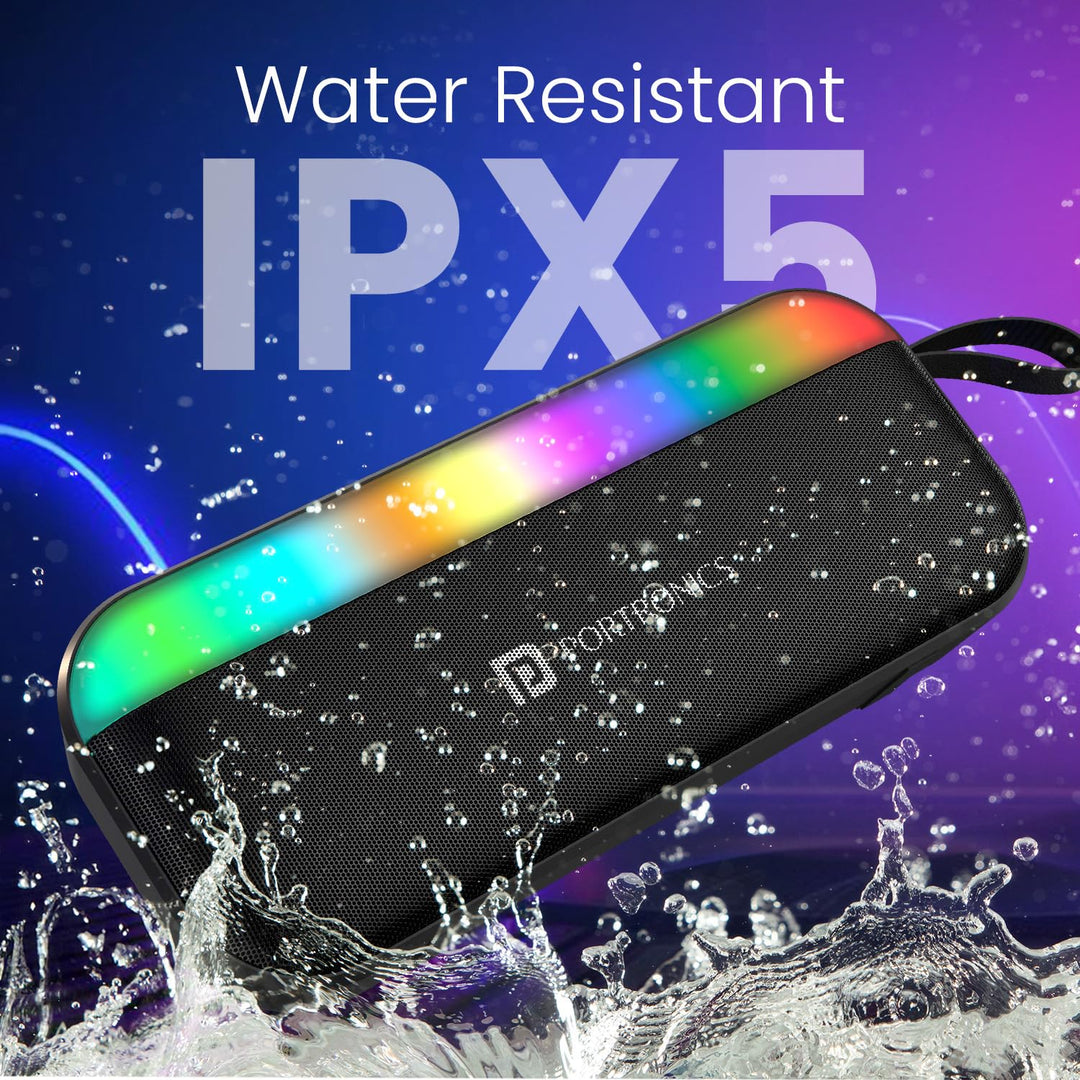 Portronics Plugs 3 - 15W Wireless Speaker with RGB Lights