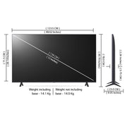 LG 139 cm (55 inches) UR75 Series 4K Ultra HD Smart LED TV.