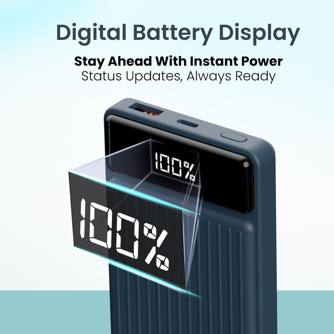 Portronics Luxcell B 10K 10000mAh 22.5W Fast Charging Power Bank
