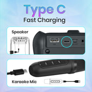 Portronics Apollo One - 20W Bluetooth Speaker with Wireless Karaoke Mic.