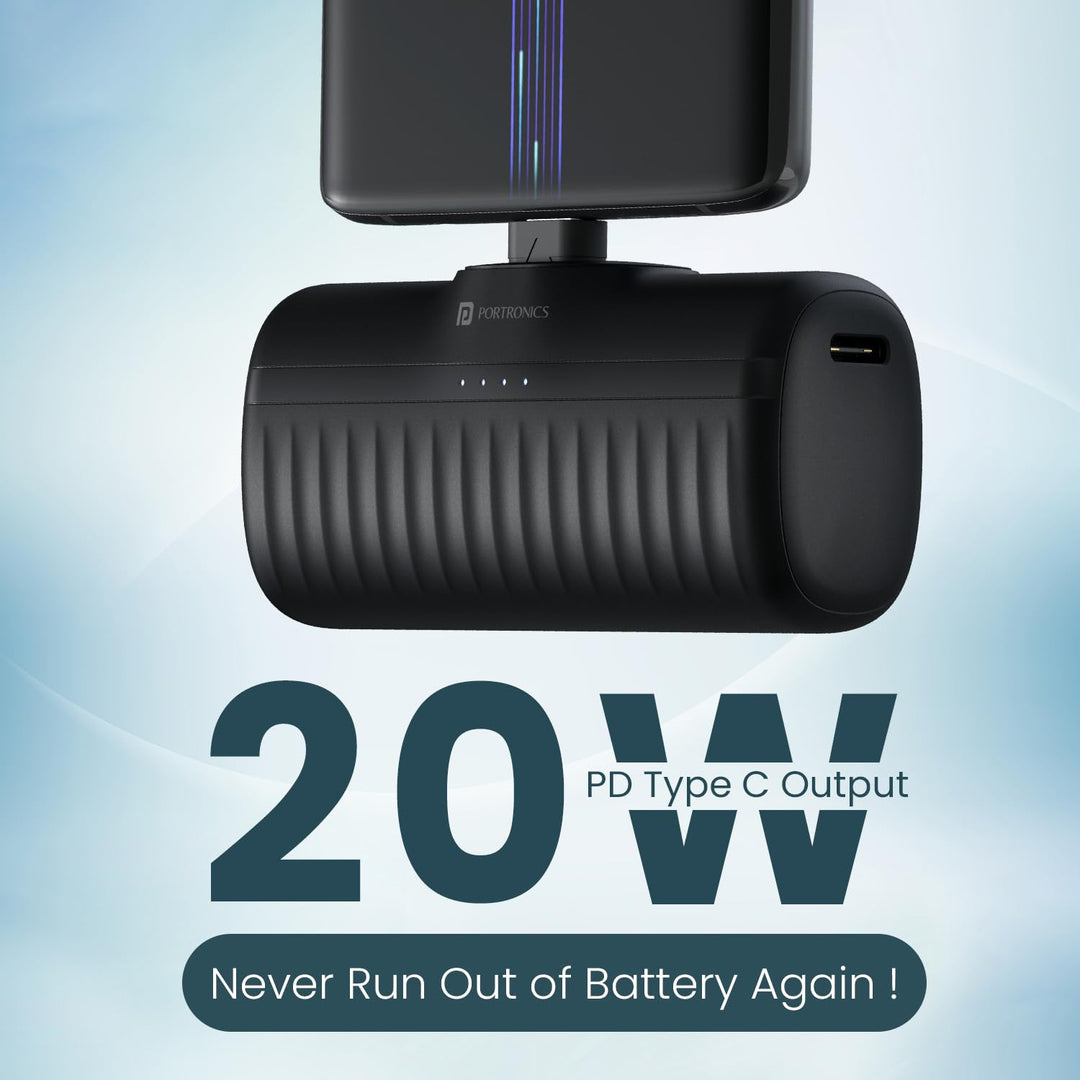 Portronics Power Pebble 5000mAh Power Bank