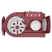 Whirlpool ACE 8.0 SUPERSOAK – 8 Kg Semi-Automatic Washing Machine with Super Soak & Turbo Impeller (Coral Red)