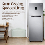 Samsung 322 L 2 Star Inverter Double Door Refrigerator (RT37C4522S8/HL)