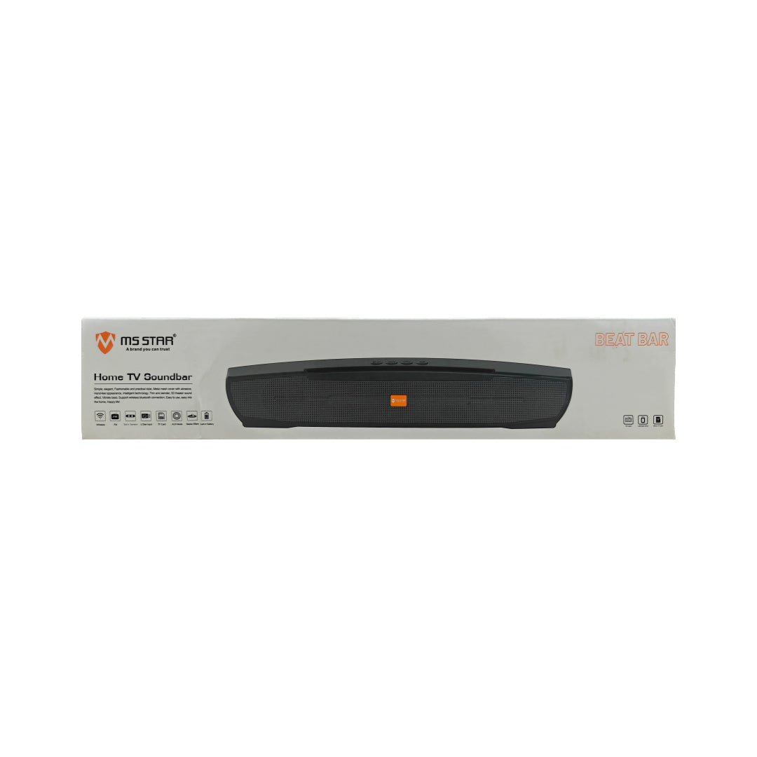 MS STAR  Beat bar Home Tv  Soundbar 10w
