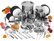 Stainless Steel Dinner Set- 101 Pieces