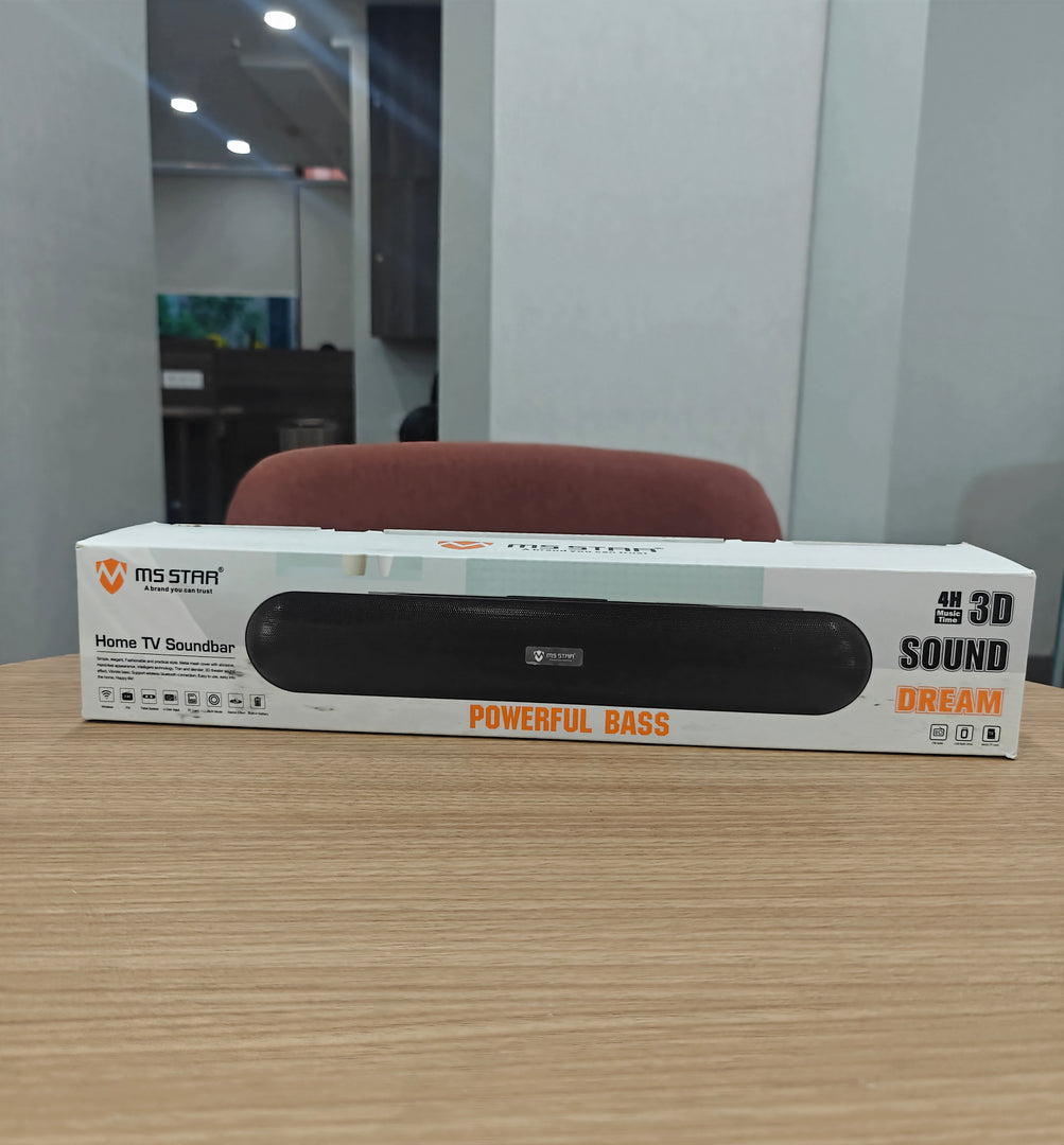 MS STAR  3D Sound Dream Home Tv  Soundbar 10w