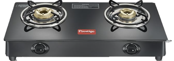 Prestige Spark 2 Burner GlassTop