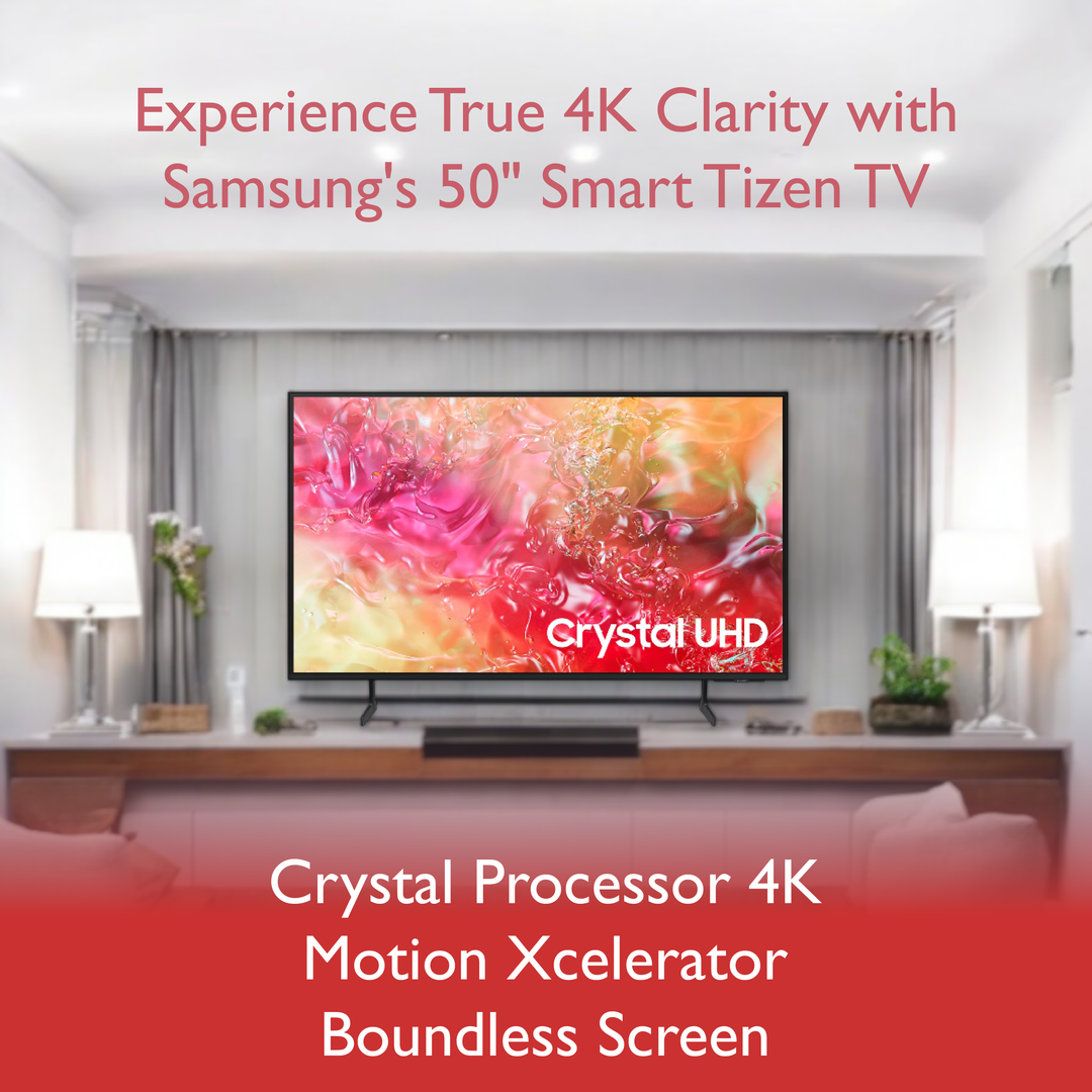 Samsung 50" 4K Ultra HD LED Smart TV (Model: UA50NU7470UXXL)