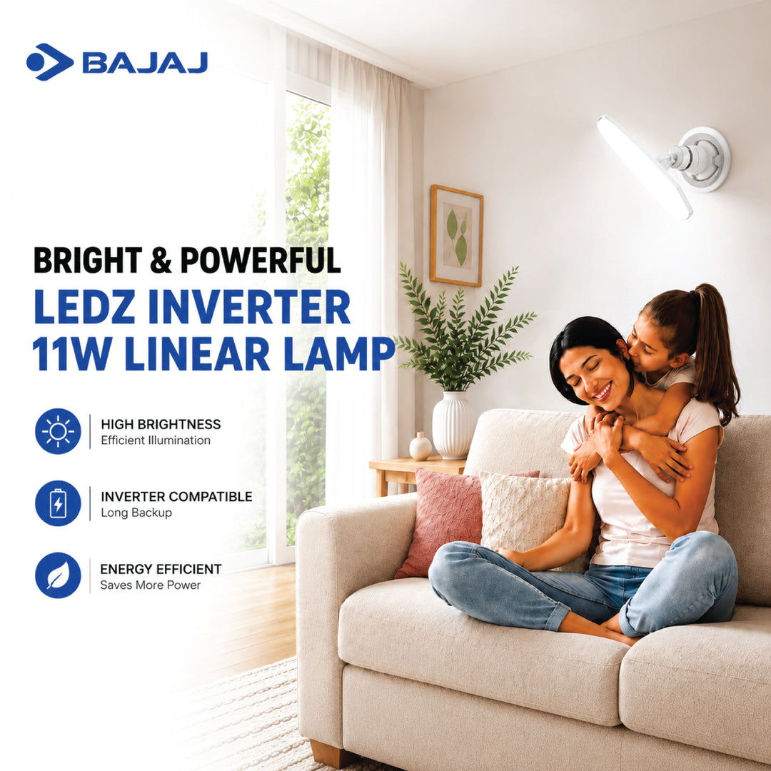 Bajaj T-Lamp (11W) LED Rechargeable Inverter Lamp