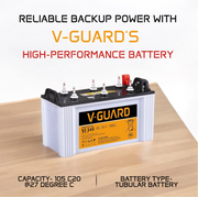 V-Guard Battery VJ145 - 135Ah