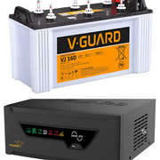 Combo of V Guard Inverter 1000 & Battery 150Ah {बिजली की पूरी सुविधा, बिना रुकावट }